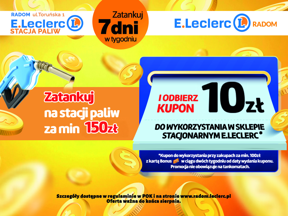Tankuj za 150 odbierz 10